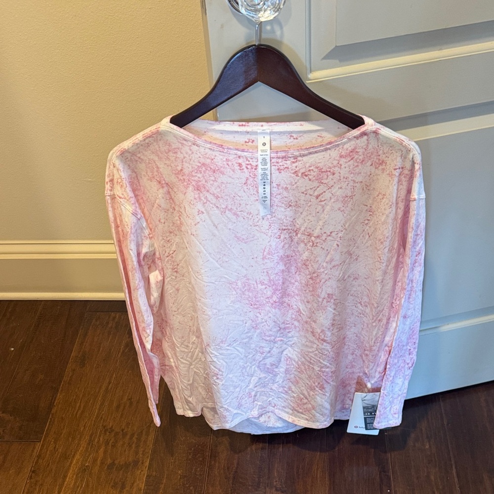 Lululemon Pink Long Sleeve Tee
